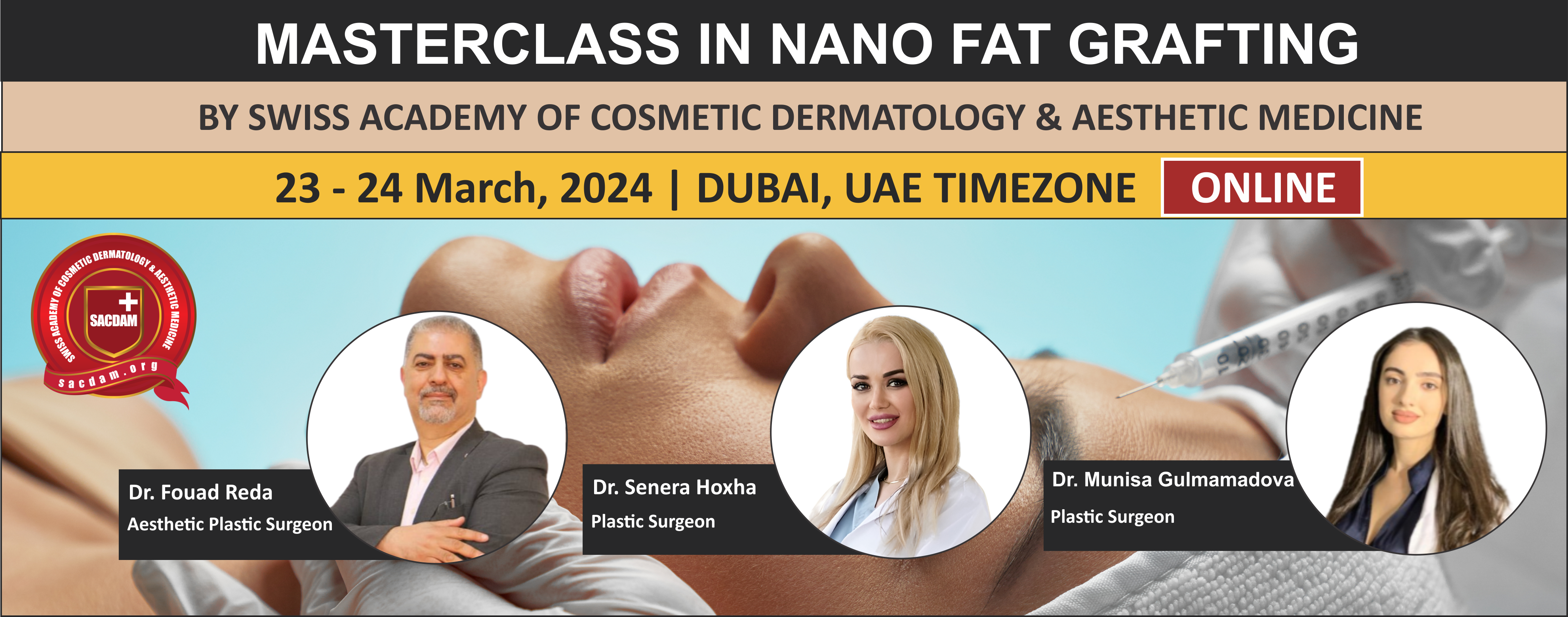 Banner - Nano Fat Grafting - 23 - 24 March, 2024 - Online